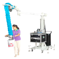 Vacuum tube lifter na may palipat -lipat na natitiklop na crane md