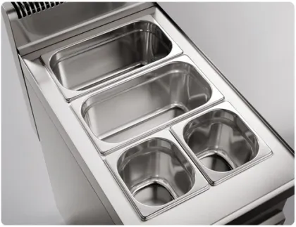 Outdoor Catering Equipment Gas Bain Marie with Cabinet