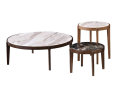 Mesa de mármol de mesa de café inteligente moderno minimalista