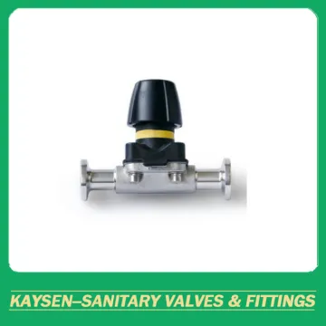 DIN Hygienic Mini manual diaphragm valves clamp end