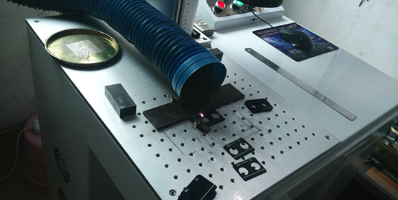 Laser engraving machining