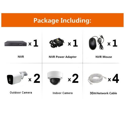 CCTV HD IP POE 2.0MP NVR Kit