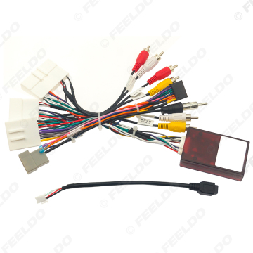 16Pin Netzkabel Kabelbaumadapter mit Canbus Box für Nissan X-Trail/Altima/Qashqai/Rogue Sport Installation Head Unit