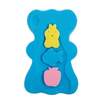 Body Support Baby Care Soft Sponge Safety Bath Cushion Holder Shower Seat Infant Foam Pad Newborn Anti Slip Home Cute Bear
