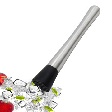 Ice Muddler Beverage Blender Stainless Steel Pestle