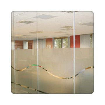Custom Design Frosted Printed Tempered Glass Panel