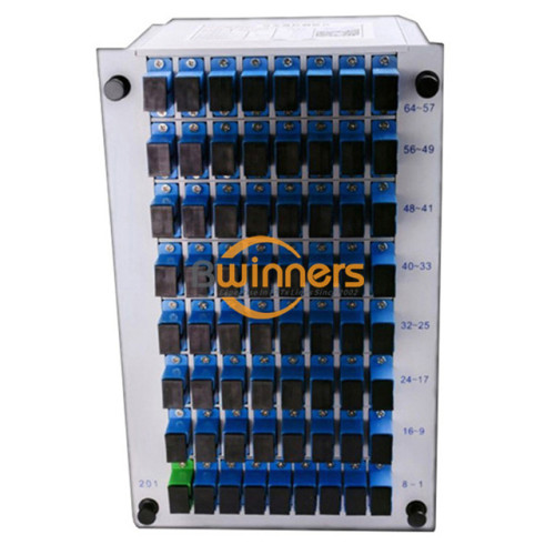 وحدة الإدراج 1x64 SC / UPC Plc Splitters