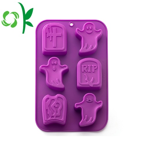 แม่พิมพ์ซิลิโคนขนมปัง Halloween Ghost 3D Baking Moulds