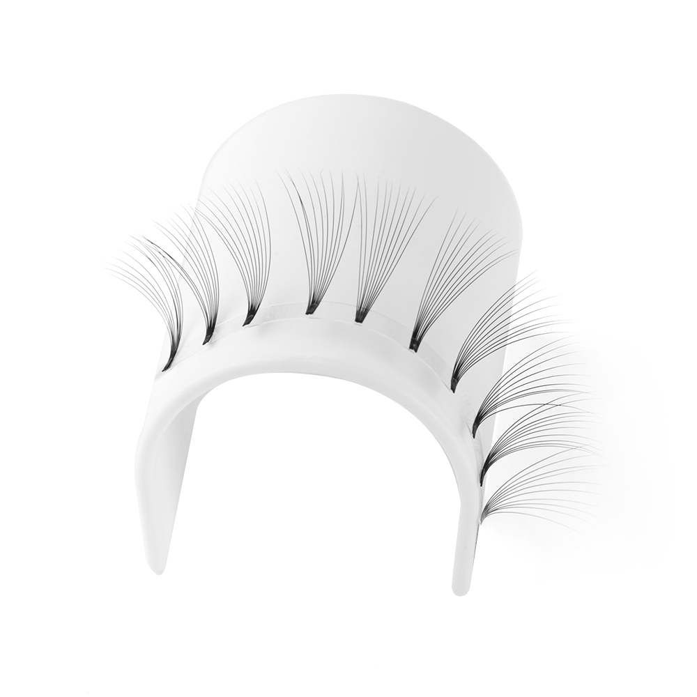 12 Lines 3D~10D Russian Premade Volume Fans Eyelashes Extension C/D Curl 0.07 Thickness Heat Bonded Eyelashes Makeup Tools