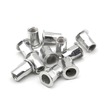 Aluminum Knurled Body Flat Head Rivet Nut