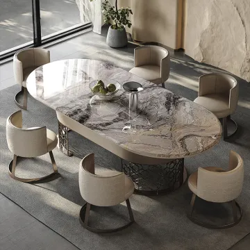 High-end Art Dining Tables Modern Dining Room Furniture