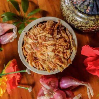 Natural Healthy Food Crispy Fried Onion Flakes yellyow onion