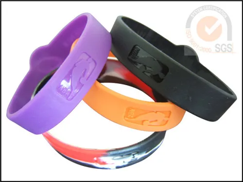 Sport Colorful Silicone Wristband With Embossed Logo 