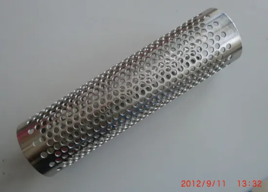 Punching / Perforated Stainless Steel Heat Resistance Spiral Welded Pipe Filter Element