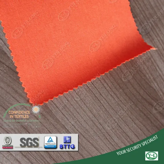 stainless fiber cotton nylon 250gsm flame retardant fabric