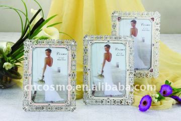 Epoxy Coated Jewels inlaid Zinc Alloy Photo Frames