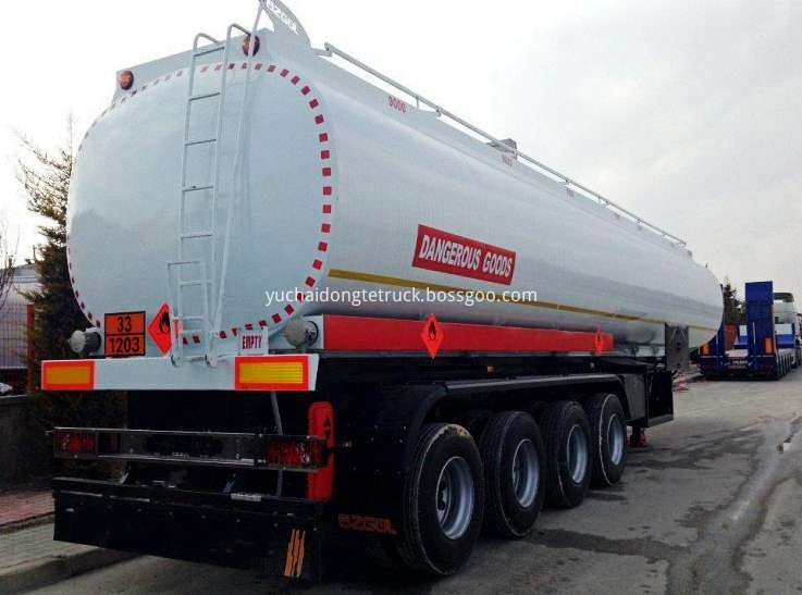 4 Axles Chemical Tanker Trailer