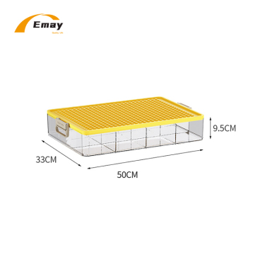 Stackable Eco-friendly Multi-Compartment 50*33cm Toy Storage Bin