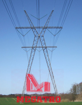 400KV X-TYPE lattice steel tower