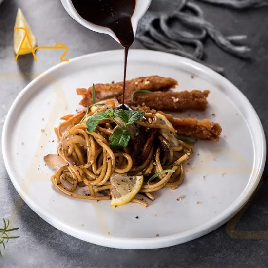 Hotel Restaurant 6 Inch Porcelain Dinnerware: Round Dishes, Steak Dinner Plates, and Japanese Ceramic Plates