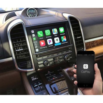 แอปเปิ้ลไร้สาย Carplay และ Androidauto แบบมีสายสำหรับวิทยุ Porsche PCM