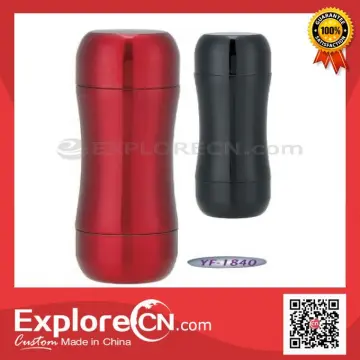 Red&Black stainless steel vacuum cup