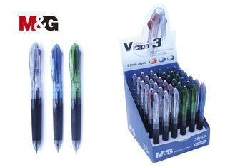 Skidproof Grip Colored Ballpoint Pens / M&G Refillable Roll
