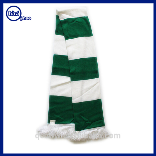 Yhao factory World cup football soccer fans sports scarf European club knitted men's scarf Wholessale custom your own logo