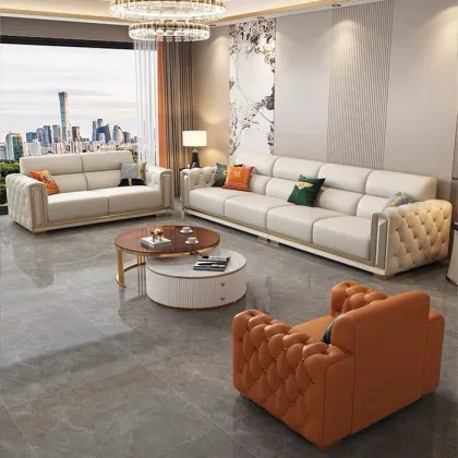 Modern Luxury Living Room Furniture Sofa Sets Designs