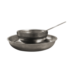 Новы чысты тытанавы посуд 1 чалавек і