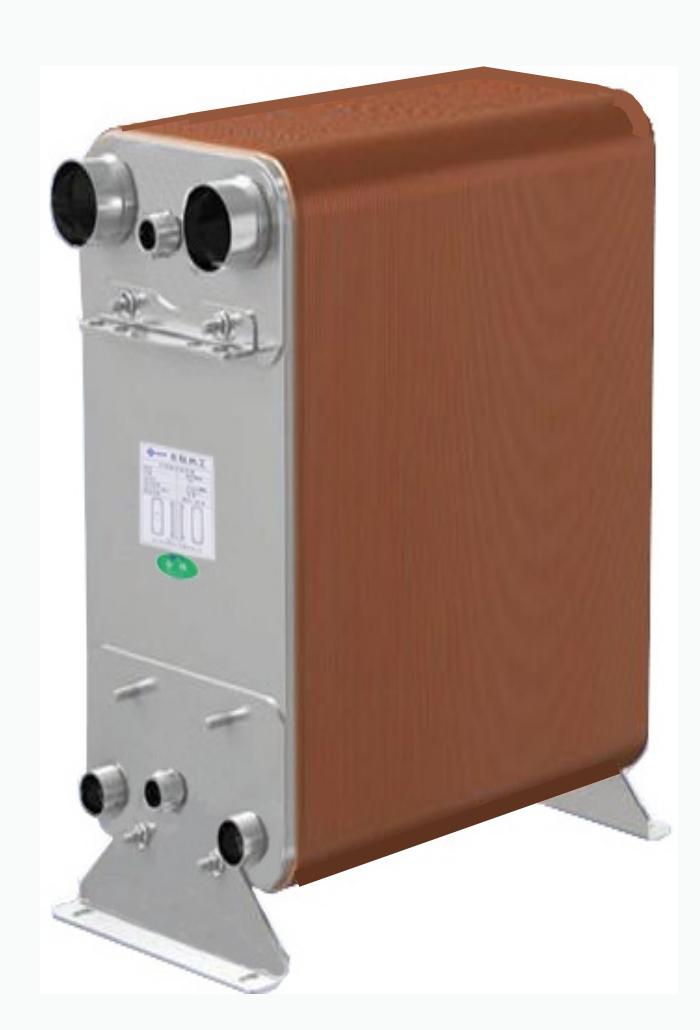 Copper welded brazed heat exchangers