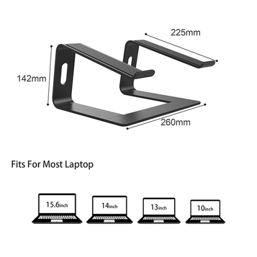 Suporte para laptop, suporte ergonômico de alumínio para laptop