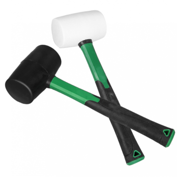 Rubber Hammer W/Semi Plastic Handle