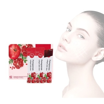 Skin Whitening Antioxidant Pomegranate Collagen Jelly Stick