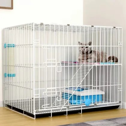 High-Quality Iron Wire Cat Cage for Pets