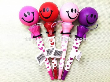 Valentine's day bouncy ball promotional pen