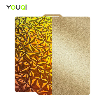 Upgraded YouQi Magnetic Build Plate for 3D Printer: Textured, Smooth, Colorful, and Flexible with Heat Function
