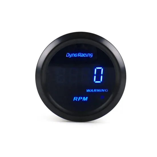 2'' 52mm 0-9000 RPM Digital Tachometer with Blue LED Display for Car Use