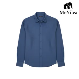 High Quality Men's Long Sleeve Velvet Shirt