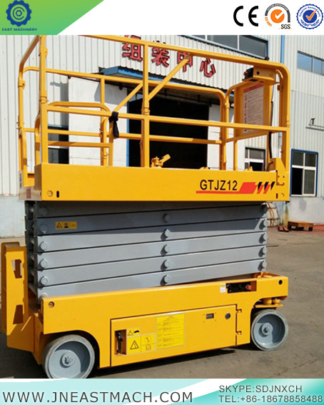 14m Full-automatic Scissor Lift para alquiler mecánico