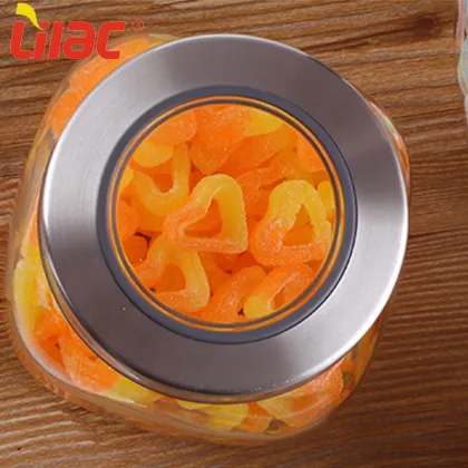 Lilac 550ml/800ml/1000ml/1500ml kitchen glass storage jar