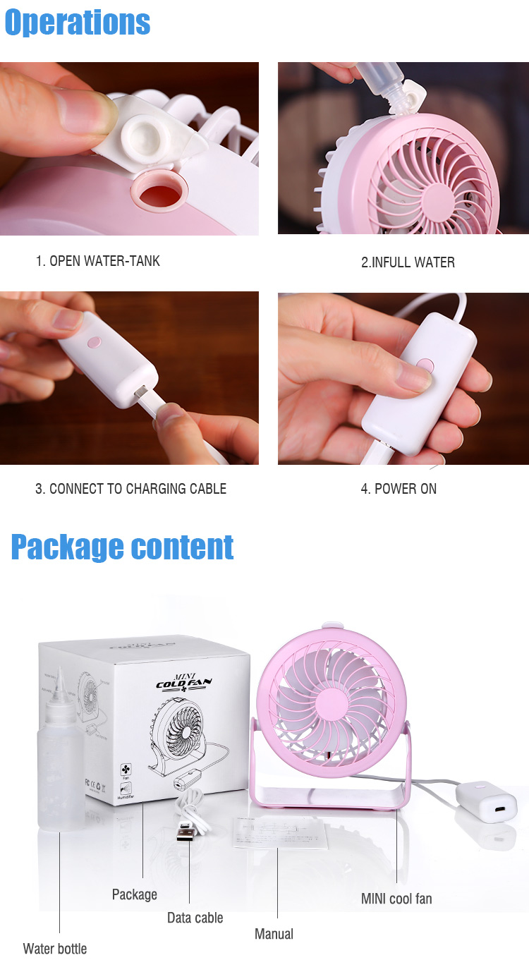 mini portable fan