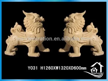 Sandstone japanese statues