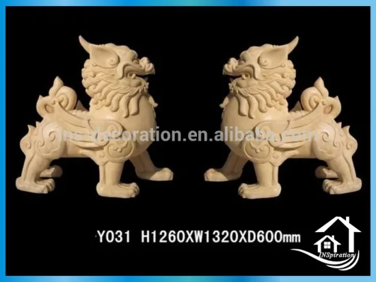 Sandstone japanese statues