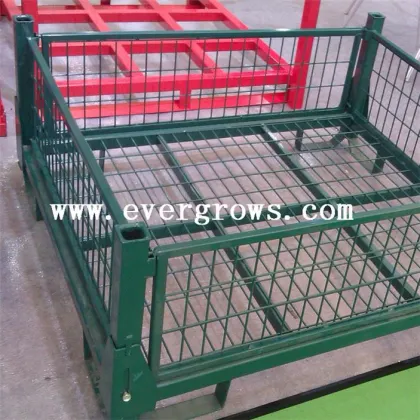 China Made Steel Iron Material Folding Crate Frame
