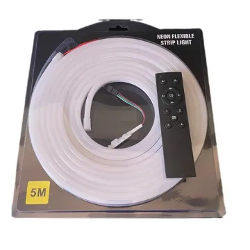 DIY Waterproof 12V/24V Flexible LED Neon Light Kit: 6x12mm & 8x16mm Cuttable Silicone Tube with Dimmable Function