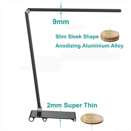 3 Brightness Full Aluminium Eye-Care Desk Lamp