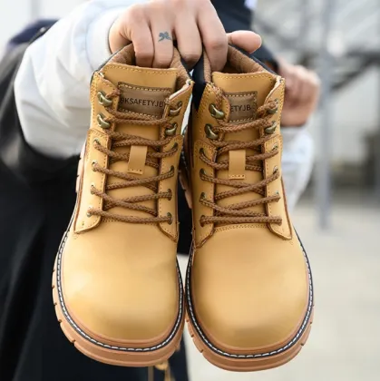 Factory Wholesale Lightweight Martin Boots for Men - Winter Work Safety Shoes