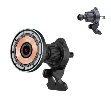 CHARGEUR DE VOITURES MAGNÉTIQUE MAGNÉTIQUE QI 15W pour iPhone - Rotation à 360 degrés