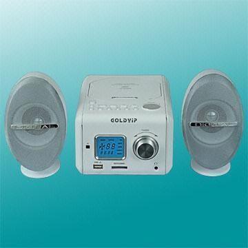 Top-loading Stereo Player with LCD and Digital Frequency Display